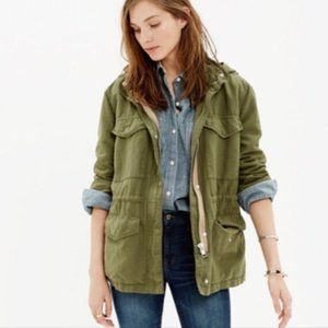 Madewell Military Anorak Jacket Hooded